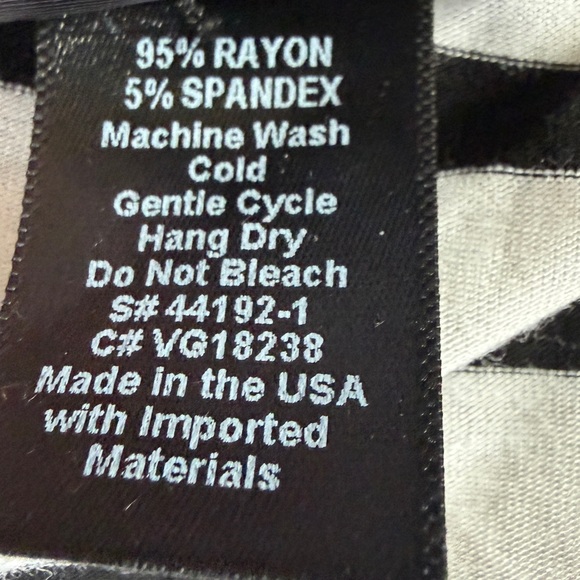 Agnes & Dora Black and White Striped Cardigan - Picture 6 of 6